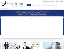 Tablet Screenshot of inspirionconsulting.com